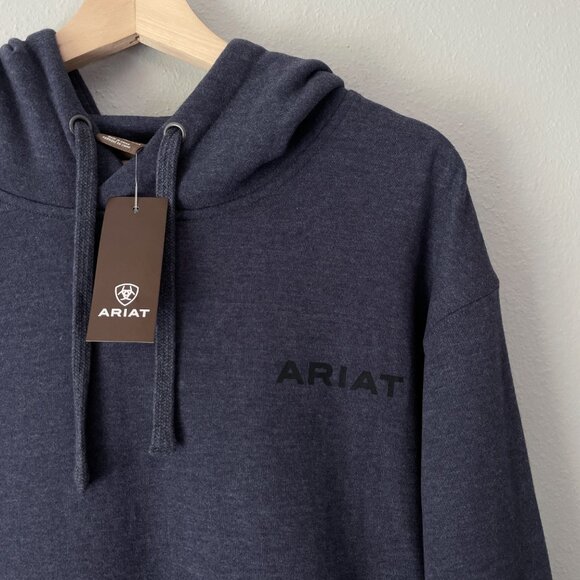 Ariat Chinelos Hex Buckle Hooded Sweatshirt Men's Size L NWT - Picture 6 of 12